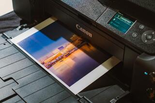 Hvor store bilder kan man skrive ut?